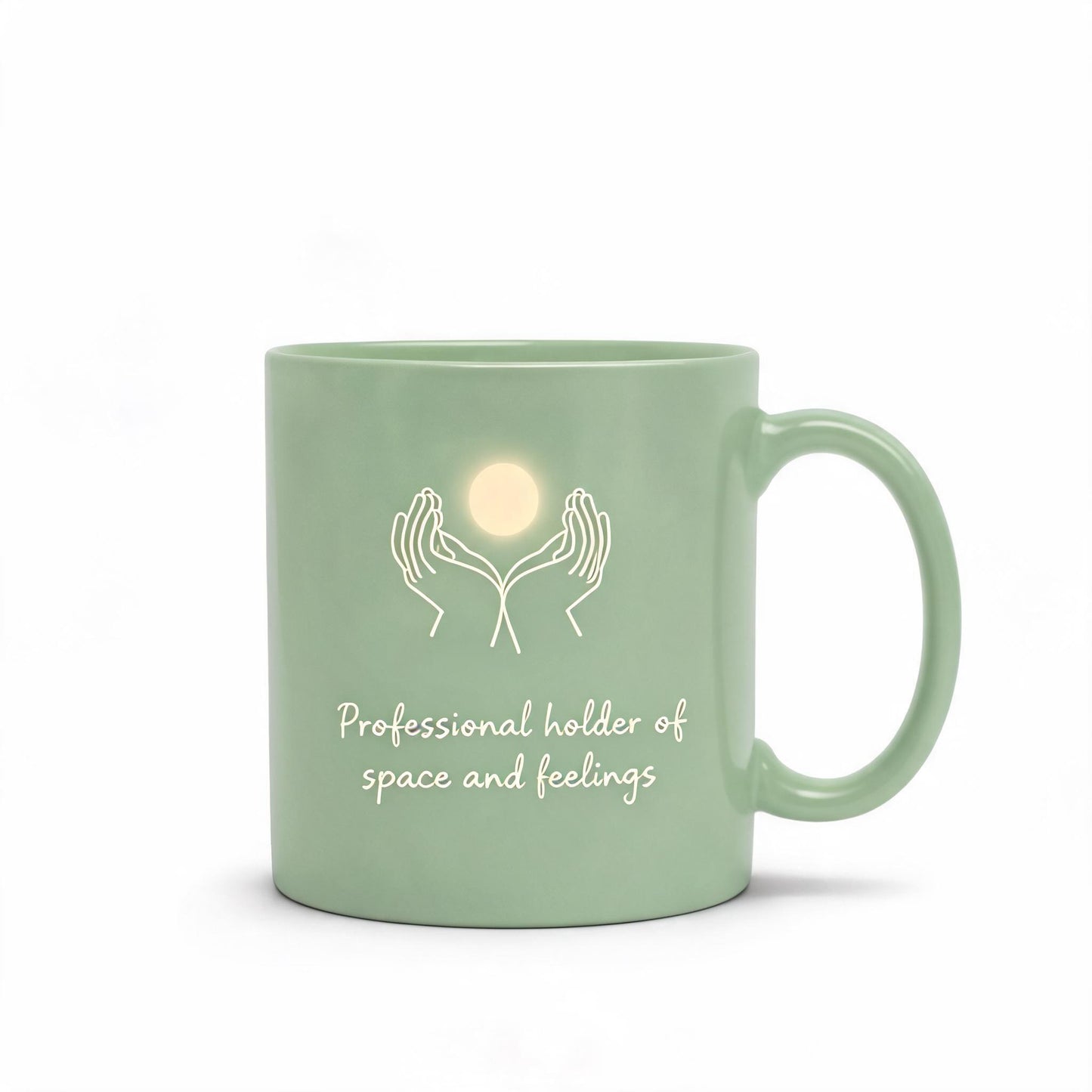 Professional Holder of Space Mug - Therapist Counselor Ceramic Mug 11oz - Mental Health Gift